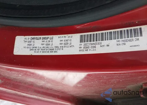 2010 Dodge Avenger Express z USA, uszkodzony, nr VIN 1B3CC1FB4AN231816